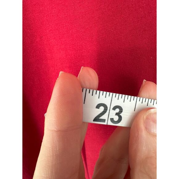 90s Vintage Polo Ralph Lauren Shirt Mens Large Red Single Stitch V Neck Pony - Picture 6 of 7